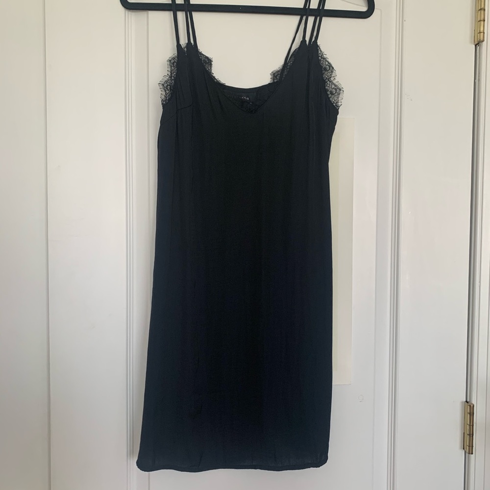 Kendall&Kylie Black Slip Dress